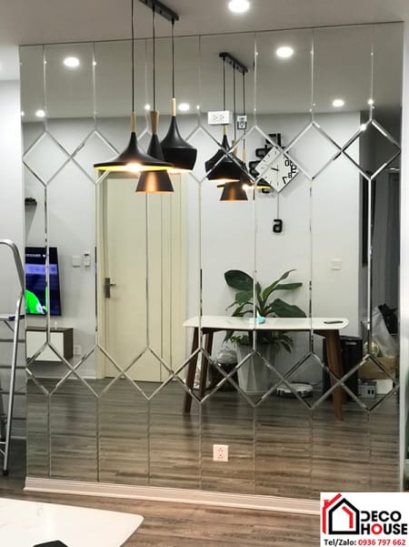 Đơn vị cung cấp gương dán tường trang trí tại Ba Đình đẹp