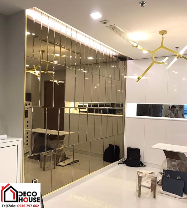 Gương trang trí màu trà Ba Đình