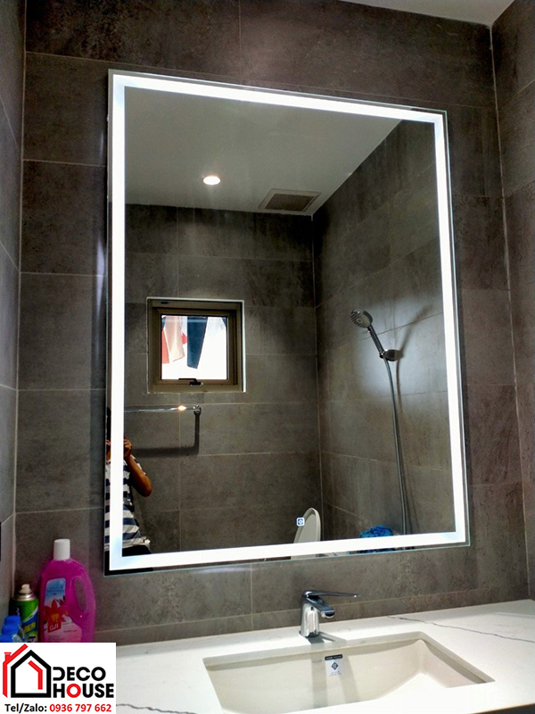 Gương Đèn Led Cảm Ứng Phòng Tắm 80x100cm