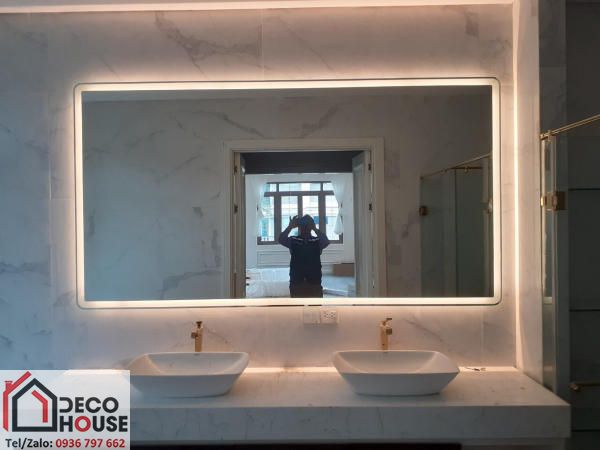 Gương Led Phòng Tắm Hình Chữ Nhật 80x140cm